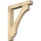 Ekena Millwork Imperial Block Rough Sawn Bracket w/ Offset Brace, Douglas Fir, 6"W x 34"D x 42"H BKT0604X34X42IMP05RDF - alternate 1